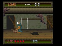 une photo d'Ã©cran de Splatterhouse sur FM TOWNS Marty